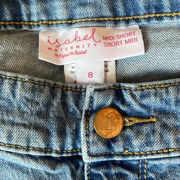 ISABEL Maternity Jean Shirts SZ8 - Picture 2 of 5